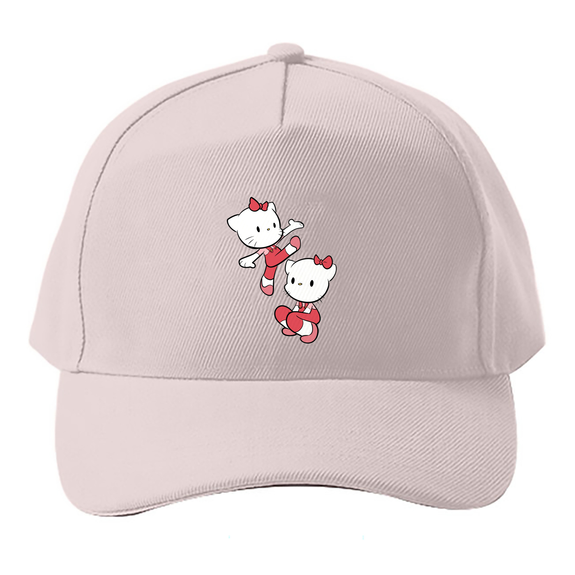 （画像用） Hello Kitty ハローキティ ベースボールキャップ 綿100％ 男女兼用 帽子 スポーツ